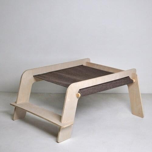 Wholesale Large Cat Bed Wooden Small Dog Bed Splicing Combination Cat Hammock Removable with Pet Stairs Dog House Outdoor