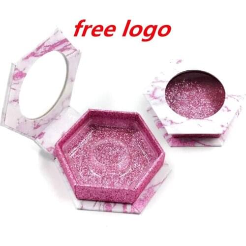 Wholesale Empty Lash Boxes New Design Eyelash Packaging Box With Tray Rectangle Case 25mm Mink Lashes Creative EyelashesPackage