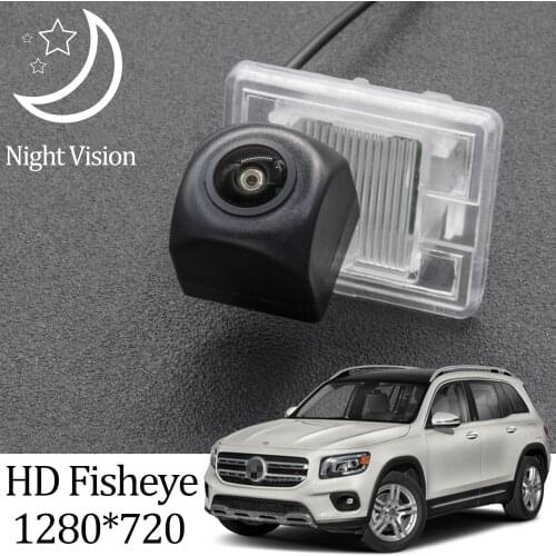 Owtosin HD 1280*720 Fisheye Rear View Camera For Mercedes Benz GLB Class X247 2019 2020 Car Reversing Parking Monitor
