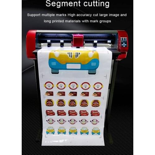 2022 Dual Heads High Precision Built-in Camera Contour Cutting Vinyl Cutter Plotter D24 D48 D60