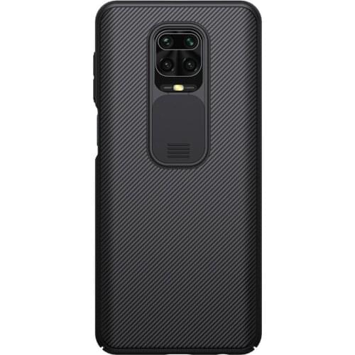 Suitable For MI Redmi Note 9s Mobile Phone Case Note 9 Pro Max Black Plastic Mirror Sliding Cover Mobile Phone Case