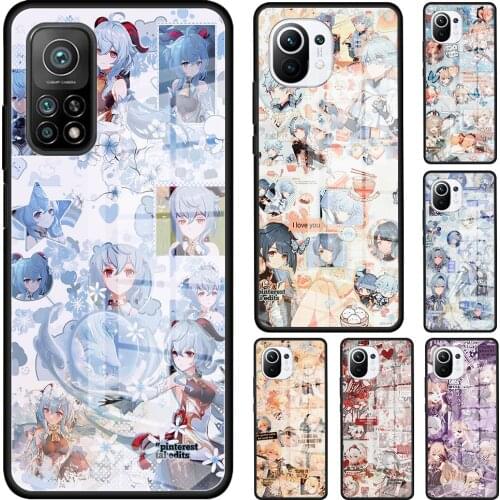 Hot Genshin Impact Tempered Glass Phone Case For Xiaomi Mi 11 Ultra Poco X3 NFC 10T Pro Note 10 Lite 5G 9T M2 F2 11i Cover
