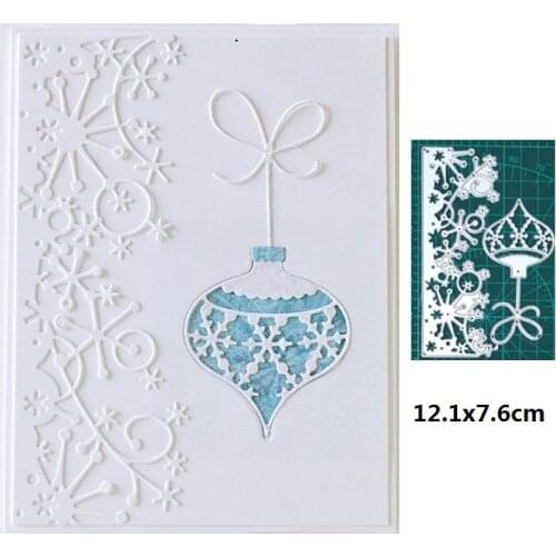 Snowflake Lace Christmas Bell Metal Cutting Dies For Stamps Scrapbooking Stencils DIY Paper Album Cards Decor Embossing 2020 New
