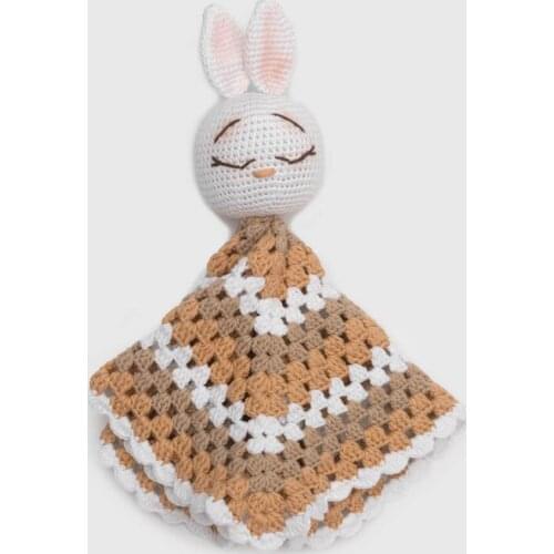 100% COTTON SLEEPING COMPANION WITH 2 DIFFERENT COLOR OPTIONS BROWN (CREAM OR PINK) OUR PRODUCTS ARE MADE ENTIRELY BY HANDWORK