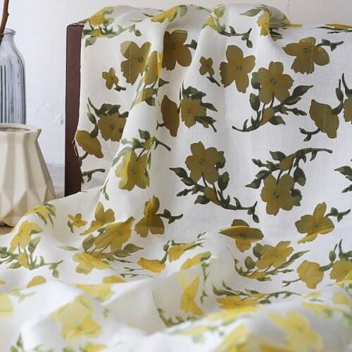 Fresh Multicolor Rayon Burnt Flowers Translucent Tulle Fabric For Spring And Summer Dress Shirt Cloth