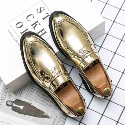 Summer Casual Shoes Leather Dress Shoes Fashion Casual Male Shoe Mens Slip On Loafers Men Office Italian Skin Lether
