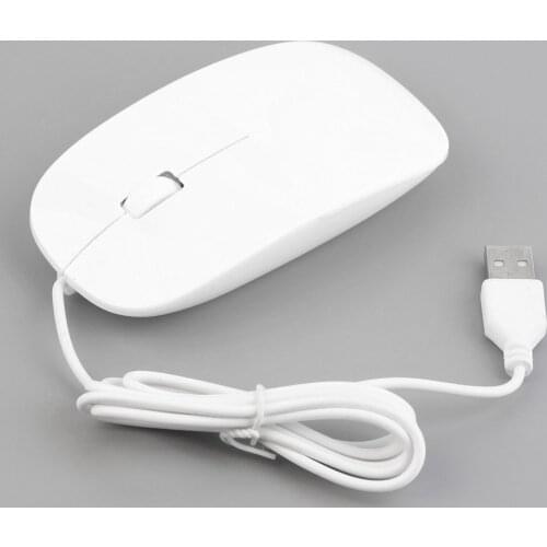Sophisticated Optical Engine 2.4GHz 3D 1200dpi Wired Optical Mouse Ultra Slim 4 Colors High Quality Mice USB for PC Laptop