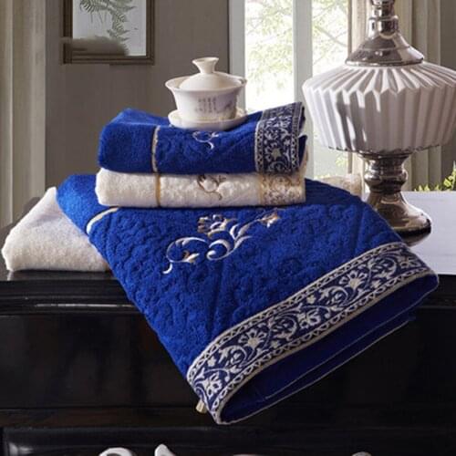 Vintage Safe Large Shower Adult Cotton Bath Towel Gifts Couple Bathroom Towels Wody Hotel Towels Supplies 50C6045 Decoration