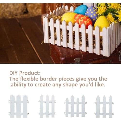 Christmas Tree Fence White PVC Fence Garden Guardrail Surround Fence christmas decoration for home new Year decoration