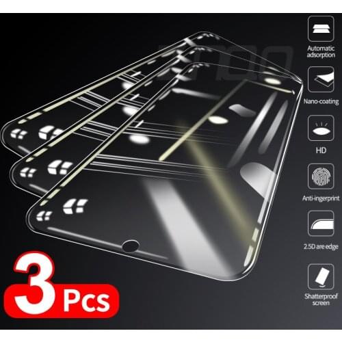 3Pcs Tempered Glass For Huawei P Smart 2021 2019 P Smart Z S Screen Protector Huawei Mate 10 Pro 20 30 Lite Glass Protective