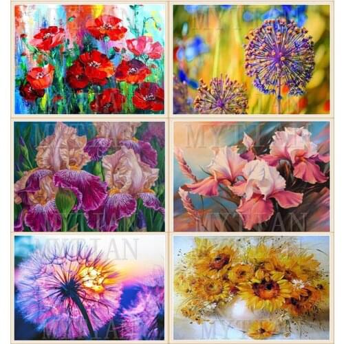 5d diy diamond painting still life flowers full square round drill Puzzle Picture mosaic diamond embroidery display art gift