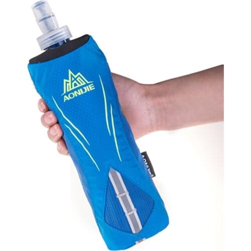 AONIJIE E908 Handheld Hydration Running Pack Marathon Running Hand Hold Kettle Bag With 500ml Collapsible TPU Soft Bottle