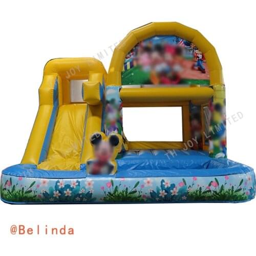 Free Express 5x3.5m Shipping Inflatable Bouncy Castle Inflatable Castle With Slide