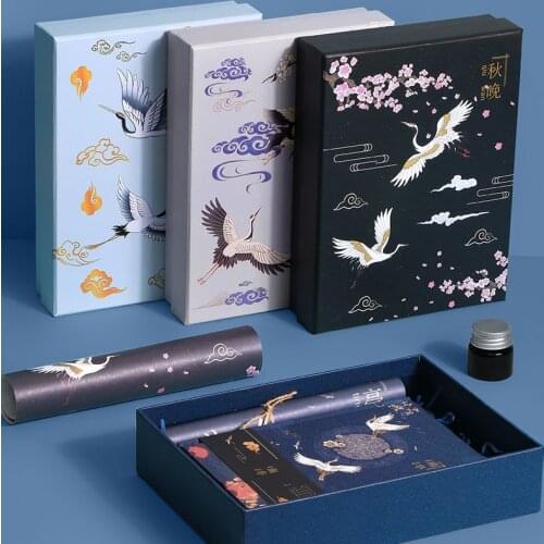 Chinese Style Notebook Sketchbook Journal Diary Book Creative Hardcover Weekly Planner Handbook Office School Supplies