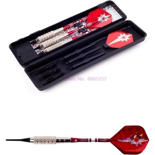 By dhl or ems 100pcs Tip Soft Darts Needle copper Dart Beautiful Dart Flights durable Dardos Throwing Toy Aluminum Dart Shaft