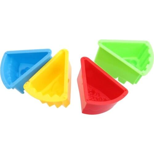 Colorful Cake Mold Sand Toy Children Plastic Summer Toy Pack of 8