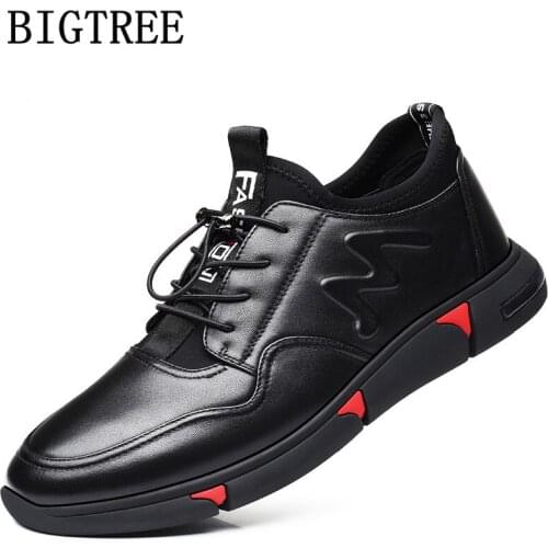 Fashion Leather Sneakers Mens Shoes Genuine Leather Comfortable Black Luxury Mens Shoes Casual Designer Shoes Men High Quality