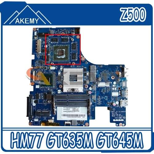 Akemy For Lenovo Z500 Laptop Motherboard VIWZ1 Z2 LA-9061P PGA989 HM77 GPU GT635M GT645M DDR3 100% Test Work