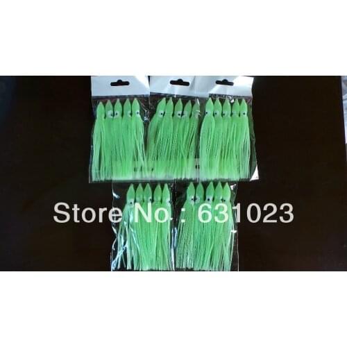MR OCTOPUS 100pcs 12cm , fishing lure.soft lure , octopus lure, squid jigs, ,glow in dark .fishing skirts. fishing accessory