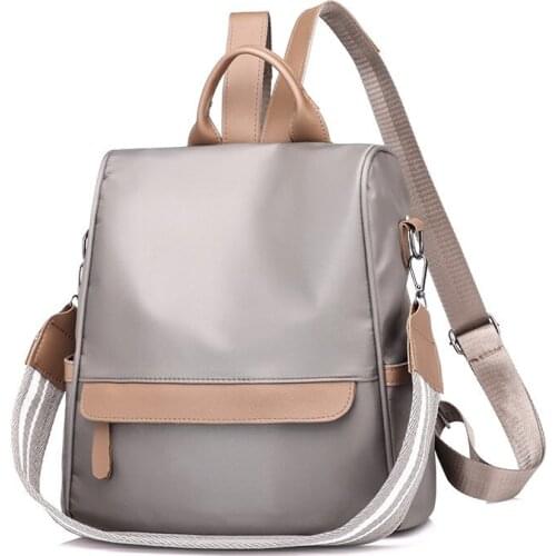 ARNOCHEN 2020 Nylon Backpack Women Casual Backpacks Ladies High Capacity School Bags for Teenage Girls Travel Rugzak Mochila