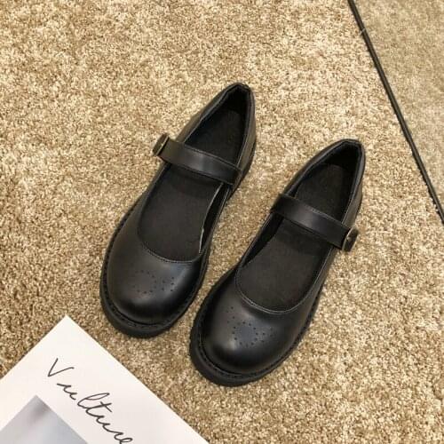 2020 new autumn leather flat shoes women casual shoes woman flats shoes slip on leather car-styling shoes footwear W33-38