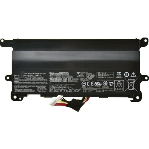 New original laptop batteries for G752VL,G752VT,A32N1511,0B110-00370000,G752v,11.25V,6 cell 67Wh