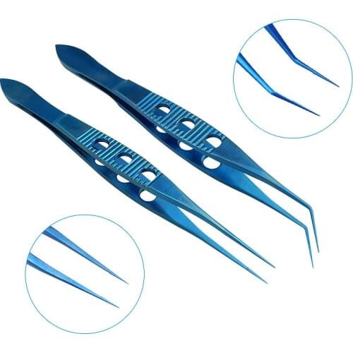 Titanium Fue Hair Transplant Tweezer Hair Follicle Implanting Tweezer Planting Hair Tool
