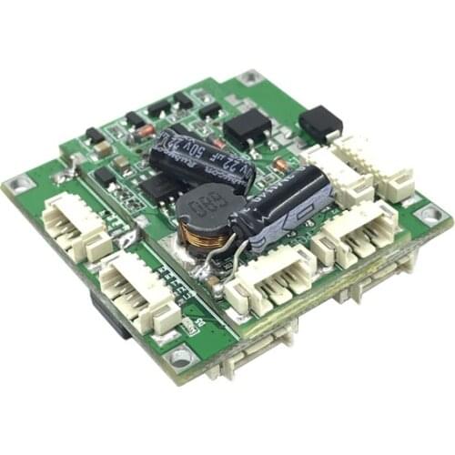 Buck POE module Switch board 802.3af/AT port power supply 30w for ip cameras nvr ip phone 4 poe switch PD separation buck 12v