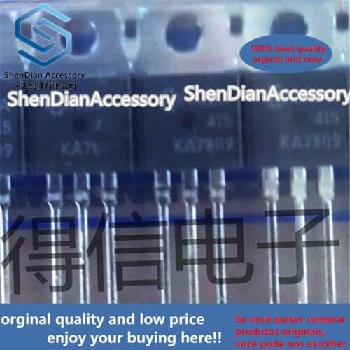 10pcs 100% orginal KA7809 L7809 TO-220 3-Terminal 1A Positive Voltage Regulator real photo