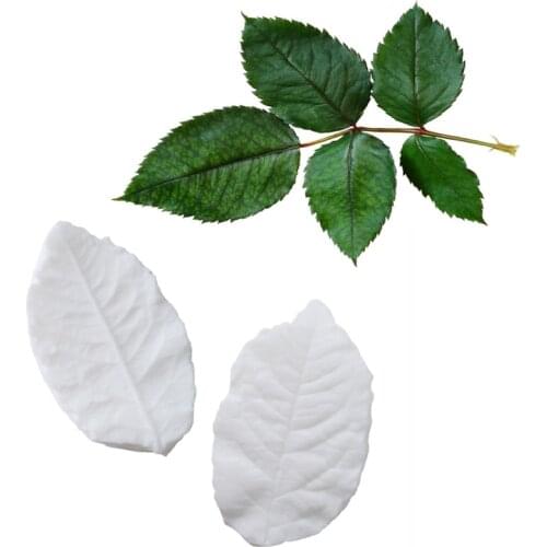 Rose Leaves Silicone Mold Fondant Mould Cake Decorating Tool Chocolate, Gumpaste Mold, Sugarcraft ,Kitchen Gadgets