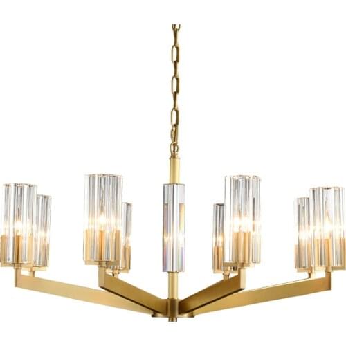 Europea Copper Pendant Light 10 lamps 15 lamps Lxury E14 Led Bulb Kung Hanging Lamps Living Dinning Room Home Decoration