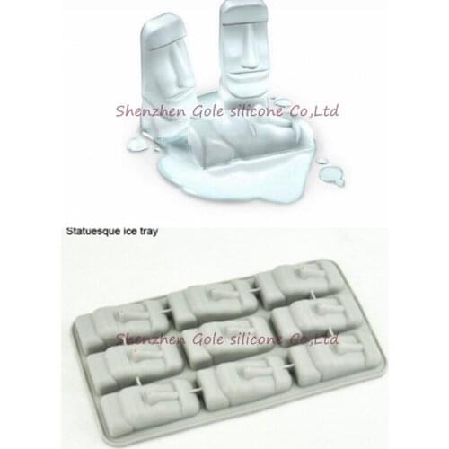 50pcs/lot Statues Mold Silicone Mold Cooking Tools Cookie Cutter Ice Molds Ice Trays Ice Cream Tools Ice Cube Tray Silicone