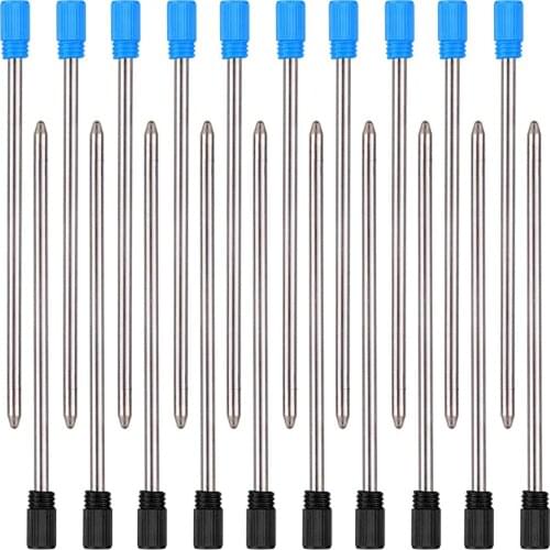 10pcs/lot 2.75 Inch 7cm Short Refill Replacement Ballpoint Pen Refills for crystal stylus pen Refillable pen Black Blue Ink