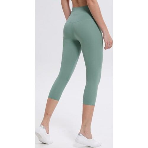 Women Workout Gym Naked-Feel Seamless Yoga Pants Squat Proof High Waist Fitness Elastic Sexy Tights Running Sport Leggings