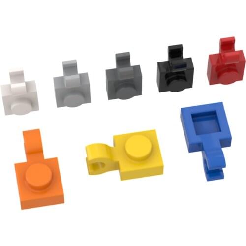 10PCS Building Blocks 61252 1x1 Single-side High-Tech Bricks Assembles Particles DIY Assembly Parts Education Toys For Children