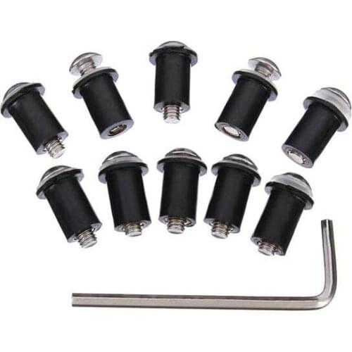 10pcs/lot silver motorcycle fairing windscreen Bolts Screw Windshield screws bolt for HONDA CBR600RR CBR1000RR for Yamaha R1 R6