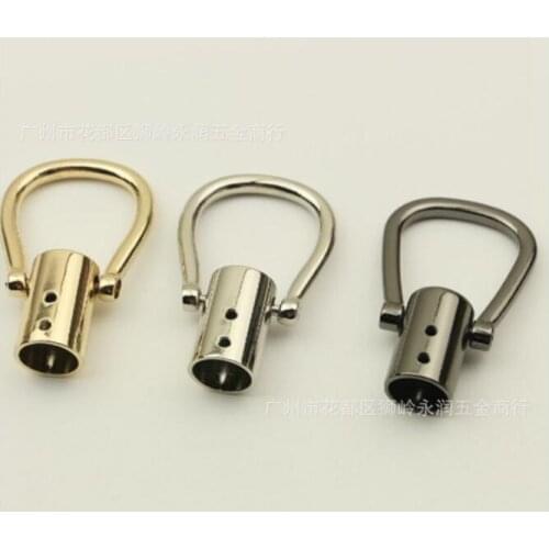 20 pieces/lot) DIY Luggage Handbag Decorative Leather Rope/Tassel Bell Bag Hook Hardware Accessories