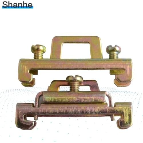 4pcs 35mm DIN Rail fixed clamp fasten clip