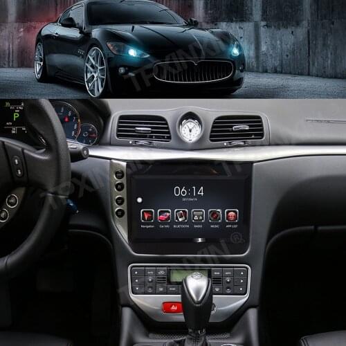 For Maserati GT GC Grancabrio GranTurismo 2007 - 2017 Android 9.0 4+64GB Car Radio Multimedia Player GPS Navigation CARPLAY DSP