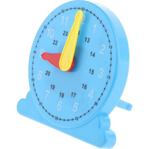 Children Teaching Clock Educational Learning Time & Number Puzzles - Kids School Classroom Teachers Supplies