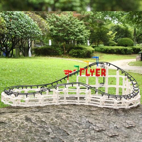 Children Gifts Creator Games Model Architecture Building Assemble Blocks Roller Coaster Toy
