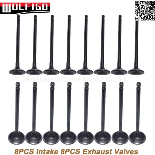 WOLFIGO For Mitsubishi Lancer 2.0L Mirage Intake Exhaust Valve MD162423, MD162616,MD162422, MD162799 New