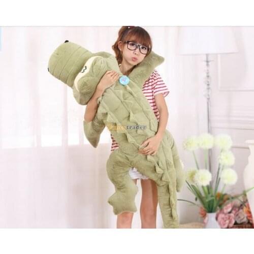 Fancytrader 2014 New Arrival 59'' / 150cm Super Giant Stuffed Cute Huge Alligator Toy, Great Gift, Free Shipping FT50080