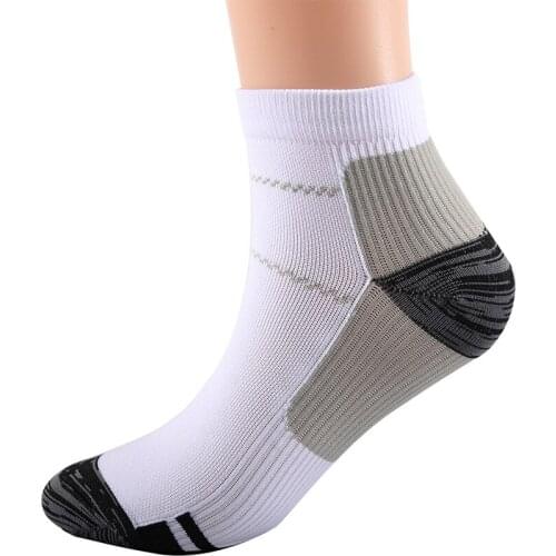 Men Women Running Sports Socks High Quality Compression Hosiery For All Seasons Durable Non-Slip Short Sock Elastic Ankle Socks
