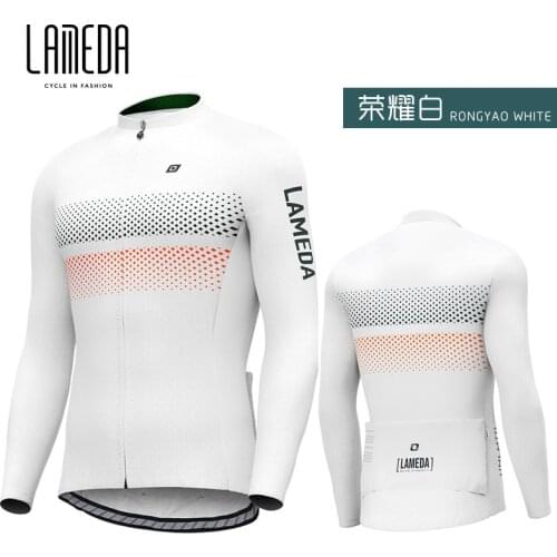LAMEDA Mountain Bike Riding Equipment Spring And Autumn Polar Fleece Warm Long-sleeved Cycling Wear Winter Top Mens Road Jersey