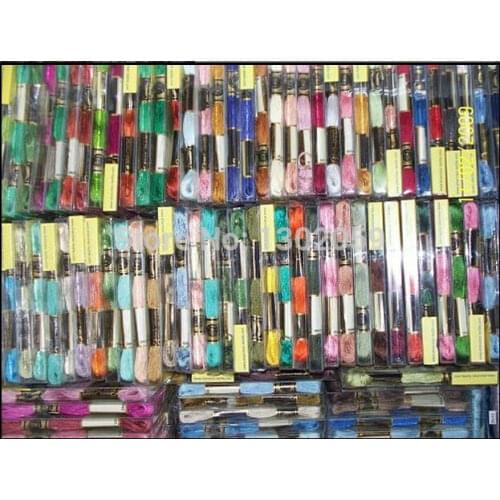 Wholesale Price Cross Stitch Thread Floss--Similar DMC--Embroidery Thread-- 7599 (447*17=7599) Pieces