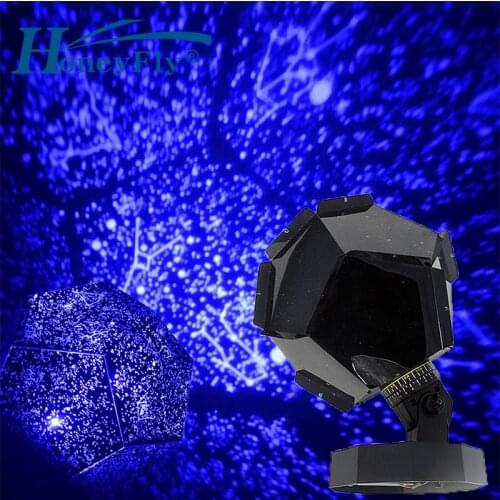 HoneyFly LED Stary Sky Night Light Rotatable Remote Control USB 3D Constellation Project Lamp Original Dreamcatcher Home