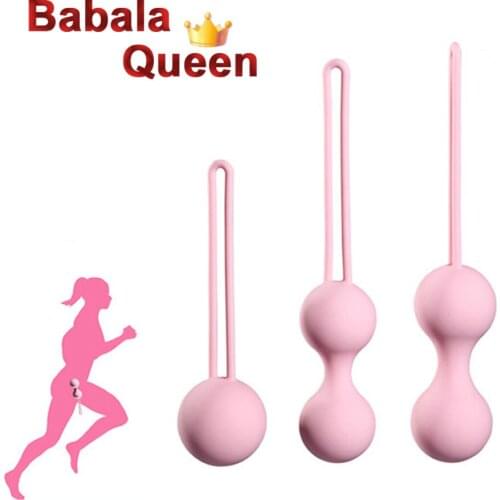 Vaginal Balls Sex Toys for Women Kegel Muscle Trainer Silicone Geisha Ball Chinese Balls Pussy Tighten Machine Safe Simulator