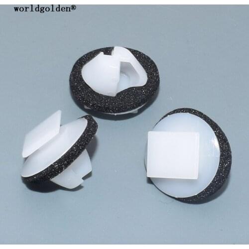 Worldgolden 100pcs auto fasteners Wheel Trim Retainer for Land Rover LR032984