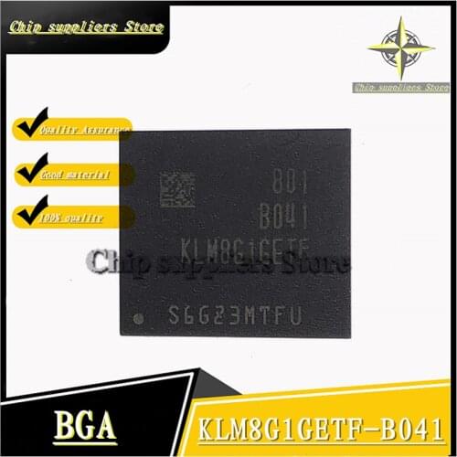 2PCS-10PCS) KLM8G1GETF-B041 BGA KLM8G1GETF BGA 8G1GETF Memory IC chip New and original